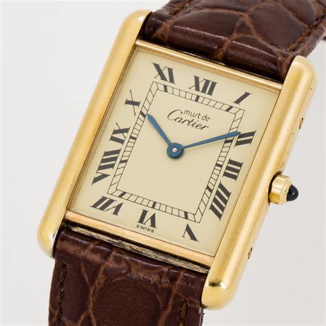 must de cartier uhr tank